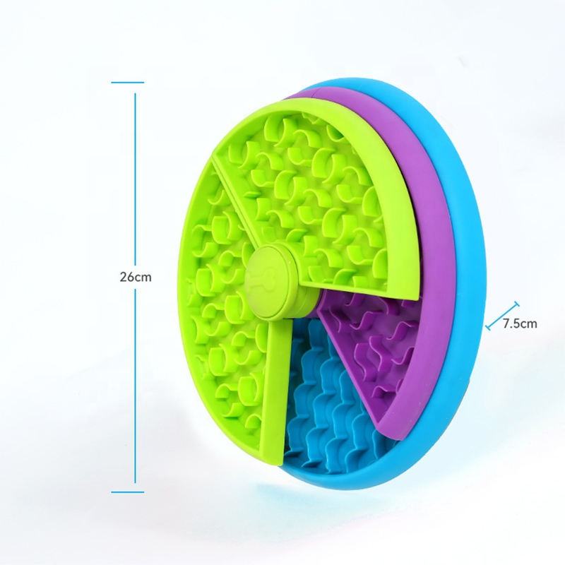 Pet Slow Food Bowl Anti Choking Cat Bowl,3in1 Interactive Dog Feeder