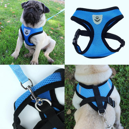 Cat Dog Pet Harness Adjustable Control Vest Dogs Reflective S M L XL