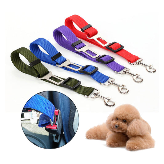 High Quality Durable Pet Cat Dog Vehicle Leash Nylon Adjustable Car