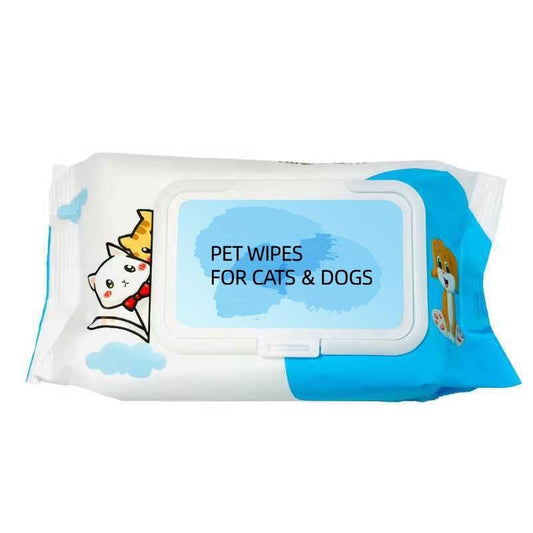Dog Cat Pet Wet Wipes For Paws And Butt, EarsEyes  Plant-based Pet
