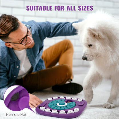 Dog Puzzle Toys, Interactive Treat Puzzle Dog Enrichment Toys For