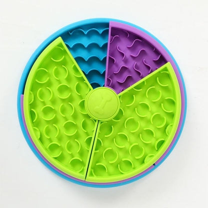 Pet Slow Food Bowl Anti Choking Cat Bowl,3in1 Interactive Dog Feeder