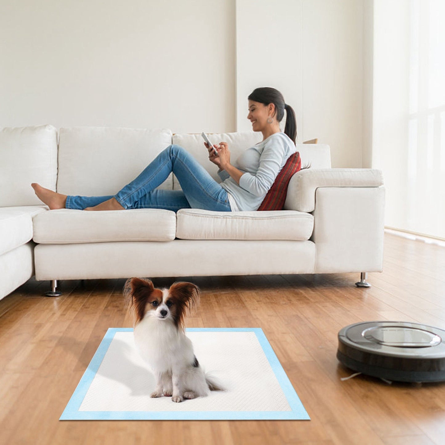 50Pcs Per Set Dog Training Pads Puppy Pee Pads Cat Wee Mats