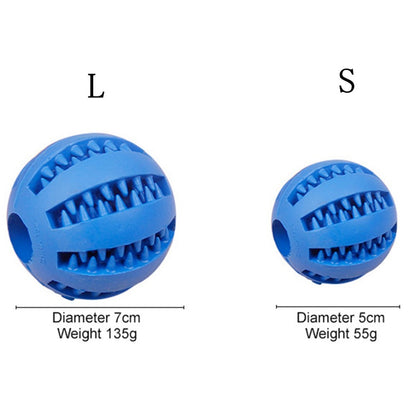 Pet Food Feeder Balls Dog Cat Puppy Teeth Chew Toys Ball