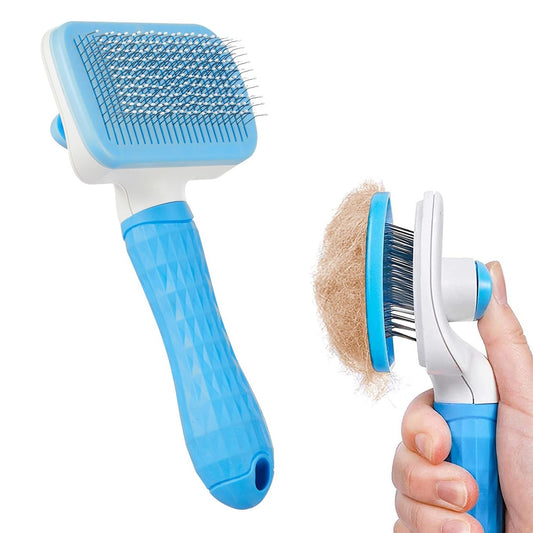 Self Cleaning Slicker Brush for Dogs & Cats