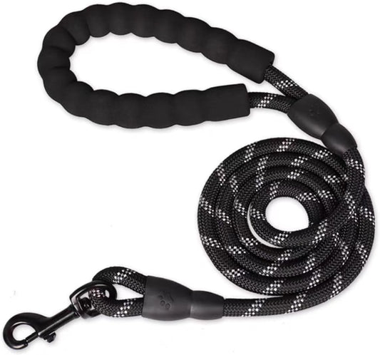 Reflective Dog Leash 5ft with Padded Handle
