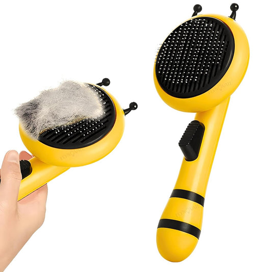 Self Cleaning Dog Cat Comb One Click Cleaning